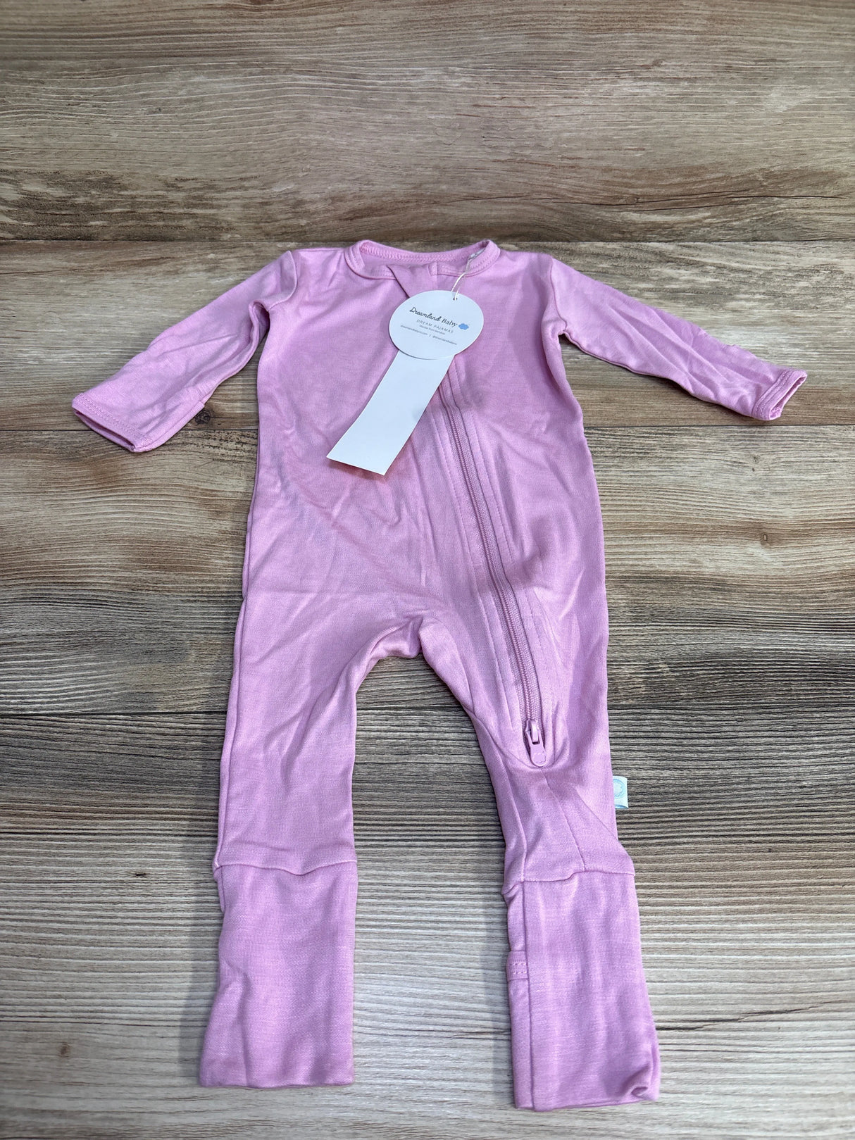 NEW Dreamland Baby Bamboo Sleeper Pink sz 0-3m