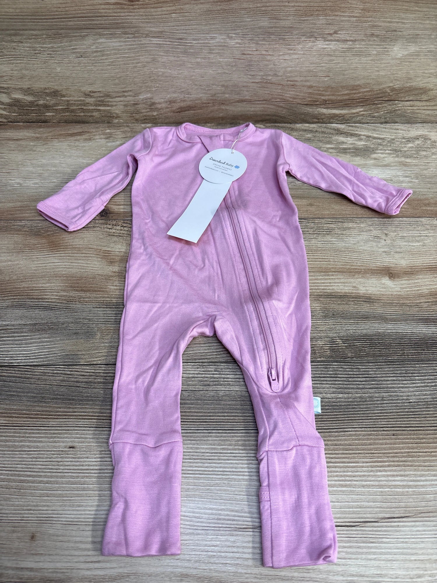 NEW Dreamland Baby Bamboo Sleeper Pink sz 0-3m
