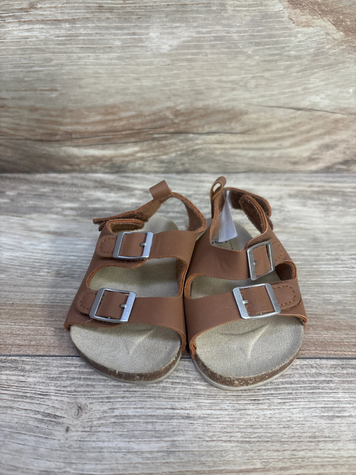 Carter's Double Strap Sandals Brown sz 1/2c