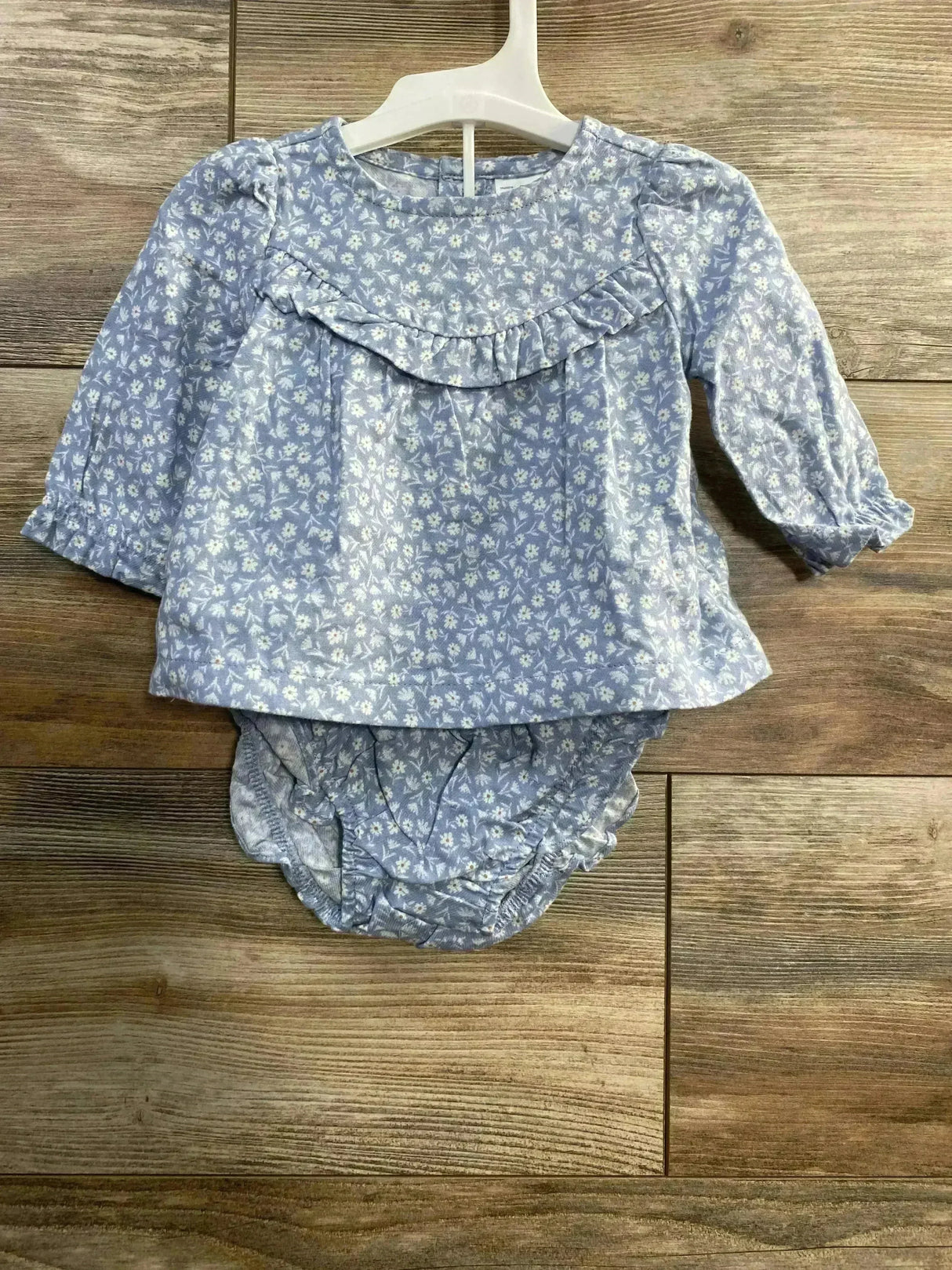 NWoT Just One You 2pc Floral Top & Bloomers Blue sz 3m - Me n Mommy To Be