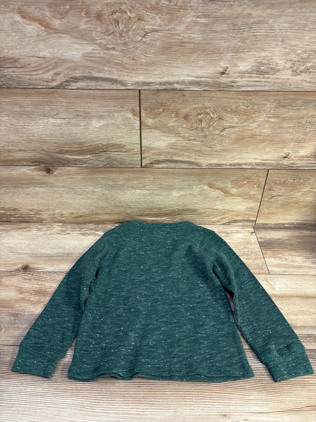 Cat & Jack Waffle Knit Shirt Green sz 4T