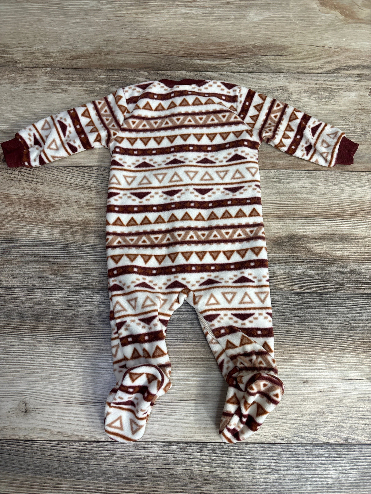 PL Baby Patterned Blanket Sleeper White sz 3m