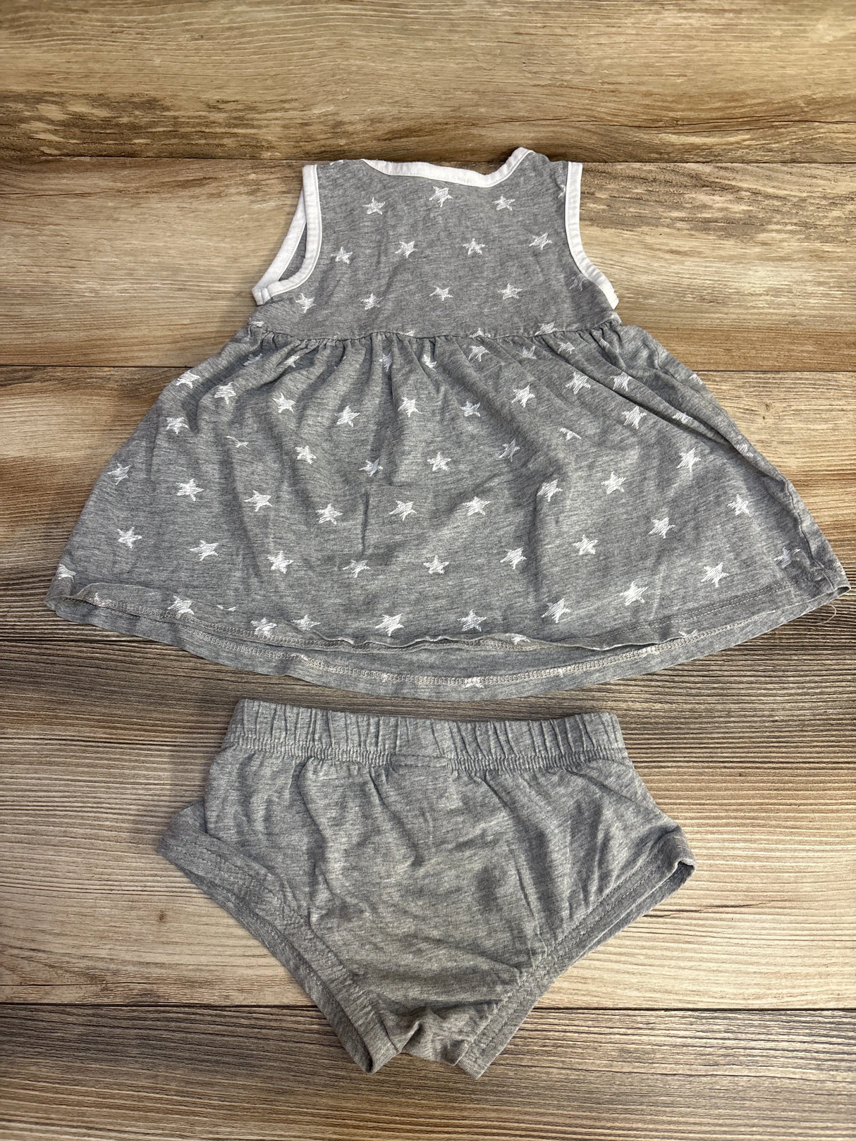 Rivalry Threads 2pc Star Print Alabama Tank Dress & Bloomers Grey sz 3T - Me n Mommy To Be