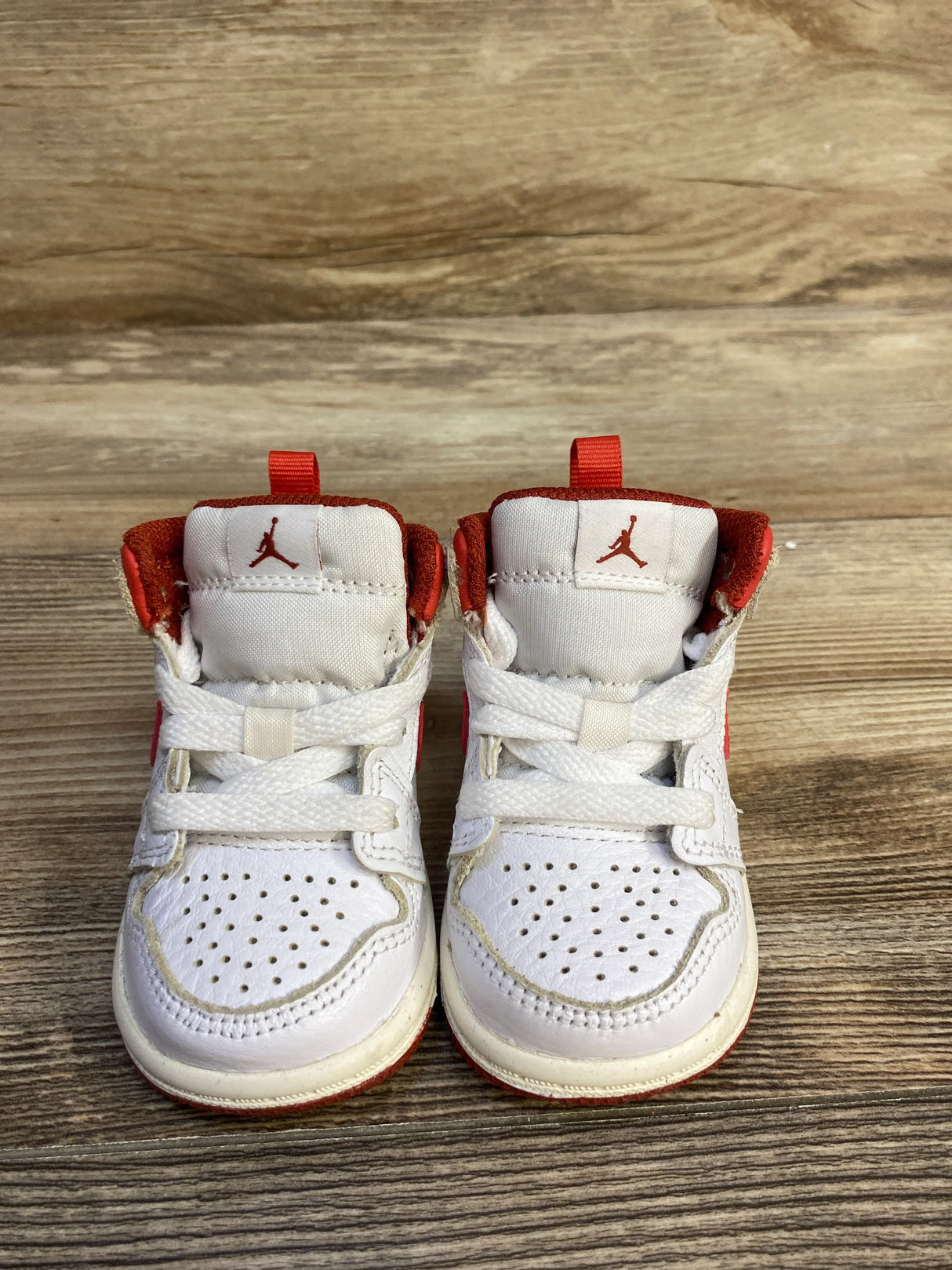 Air Jordan 1 Mid SE TD 'White Dune Red' sz 2.5c