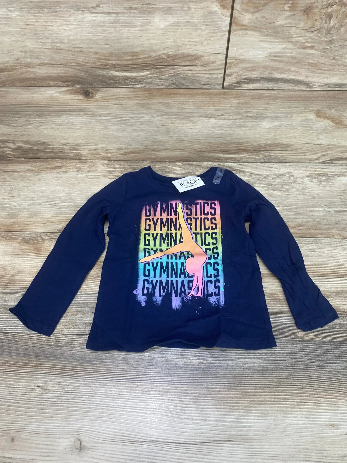 NEW Children's Place Gymnastics Navy Shirt sz 3T - Me n Mommy To Be
