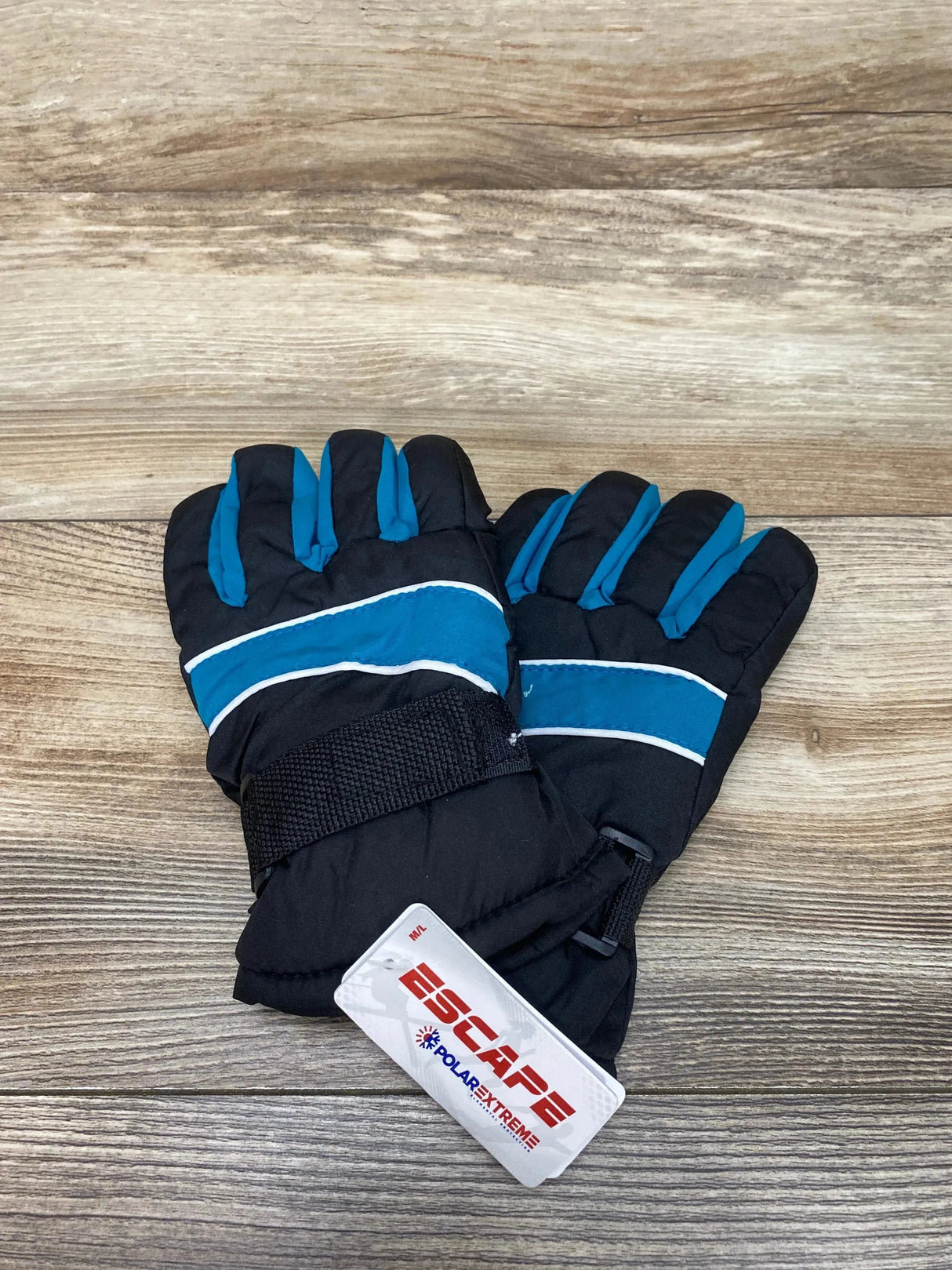 NEW Polar Extreme Insulated Teal Stripe Youth Gloves - Me n Mommy To Be