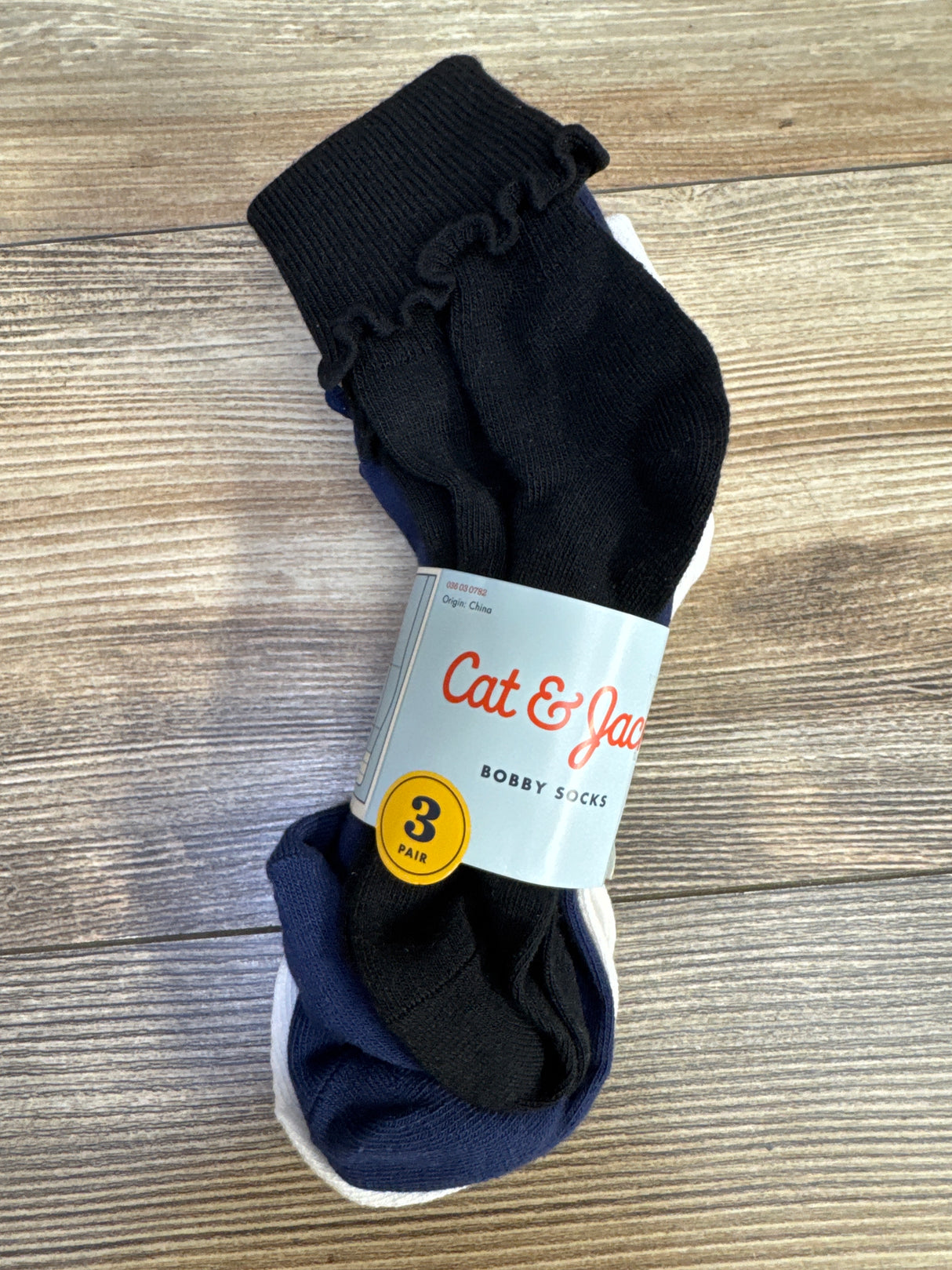 NEW Cat & Jack Bobby Socks 3pk sz M/9c-2.5Y