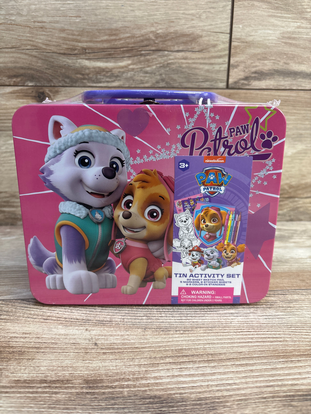 NEW Nickelodeon PAW Patrol Tin Activity Set