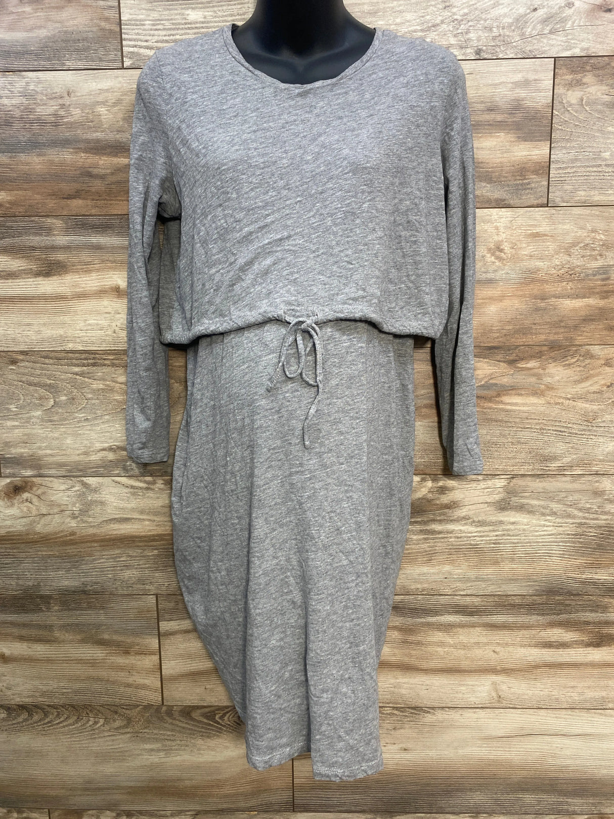 H&M Mama Maternity Nursing Dress Grey sz Medium