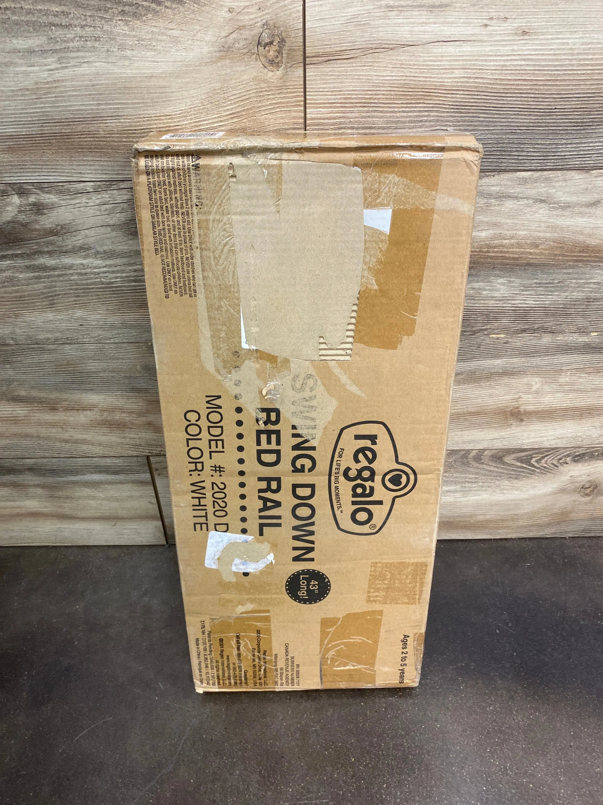 NEW Regalo Convertible Swing Down Crib Rail 43"Long - Me n Mommy To Be