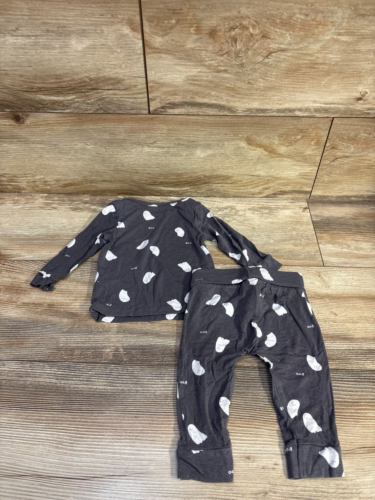 Just One You PurelySoft 2pc Ghost Shirt & Pants Set Grey sz 6m