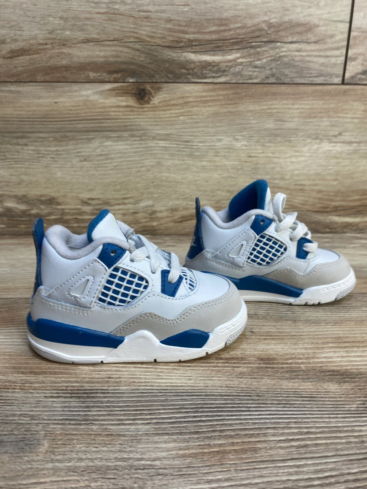 Air Jordan 4 Retro TD 'Military Blue' 2024 Sneakers sz 5c
