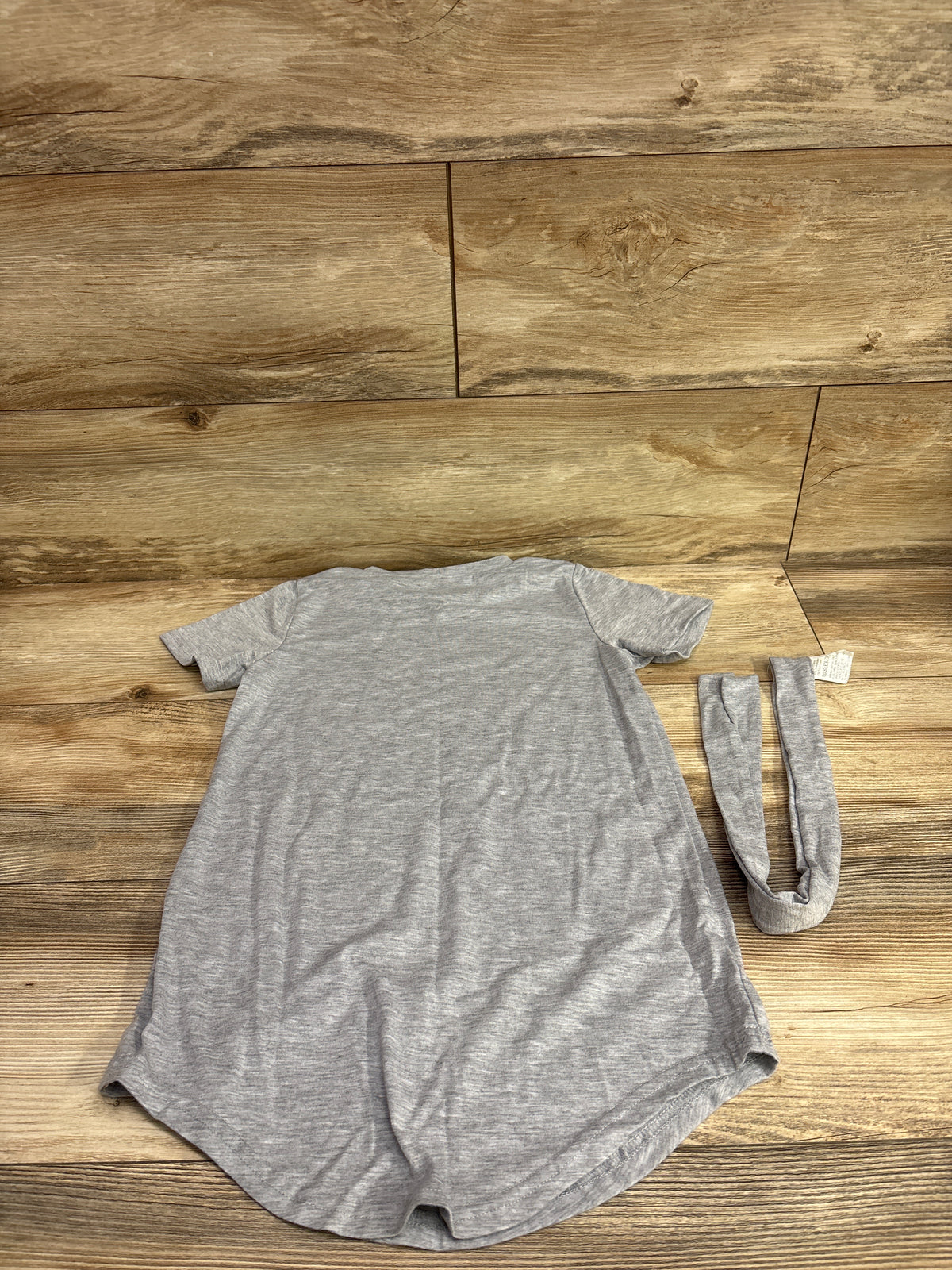 Shein 2pc Shirt Dress & Headband Set Grey sz 5T