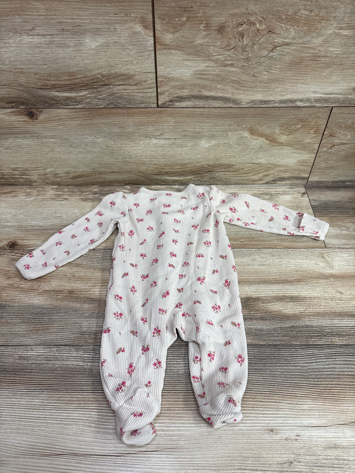 Carter's Waffle Knit Sleeper Beige sz 3m