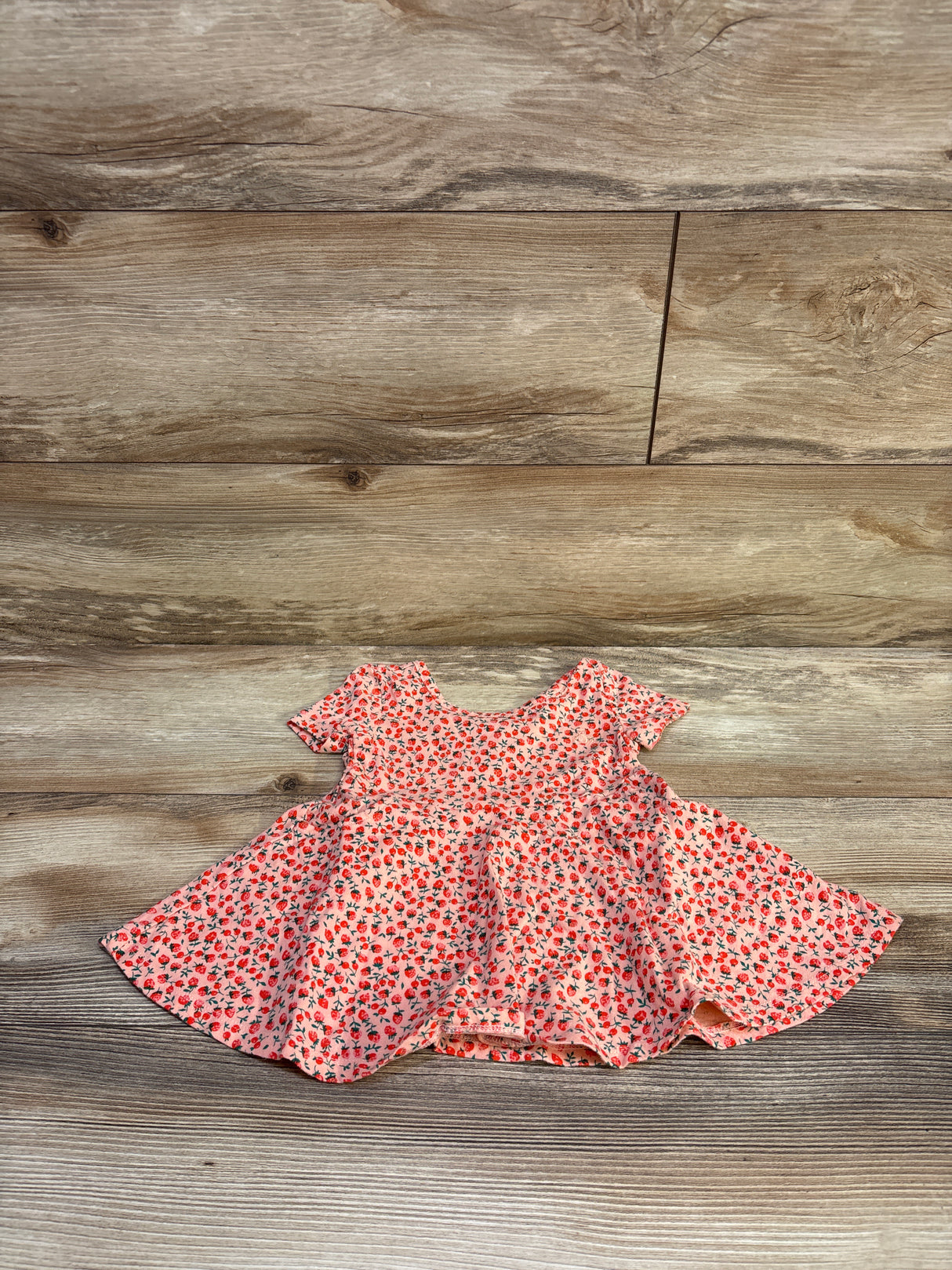Baby Gap Strawberry Twirl Dress Pink sz 12-18m
