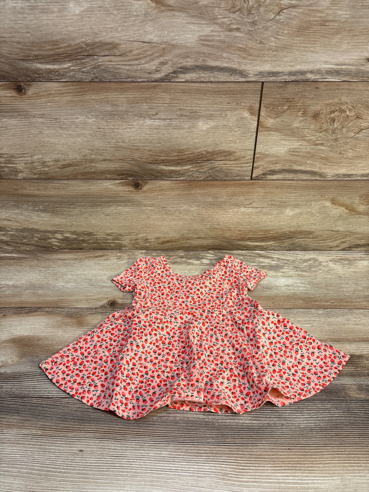 Baby Gap Strawberry Twirl Dress Pink sz 12-18m
