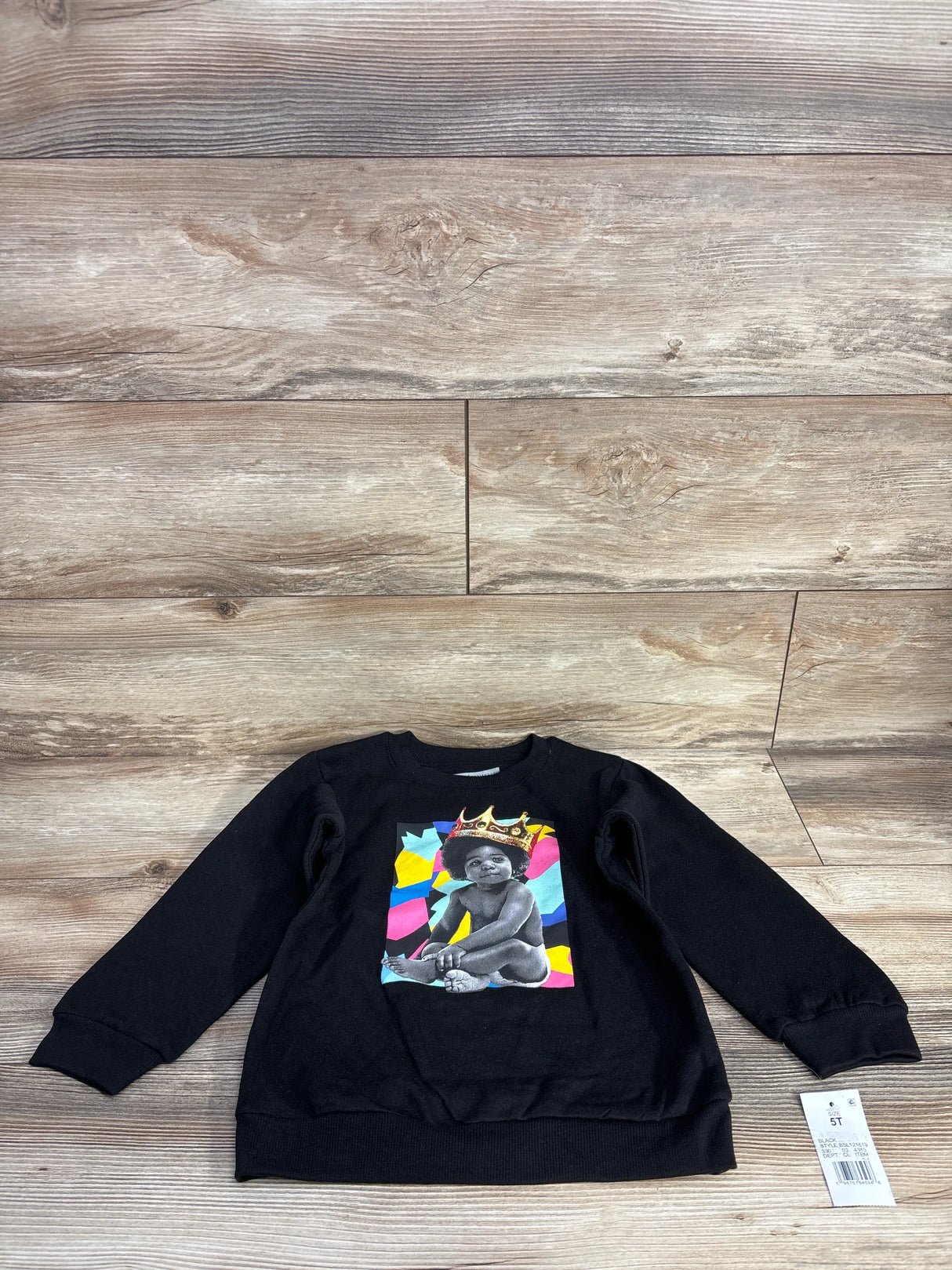 NEW The Notorious B.I.G. Sweatshirt Black sz 5T