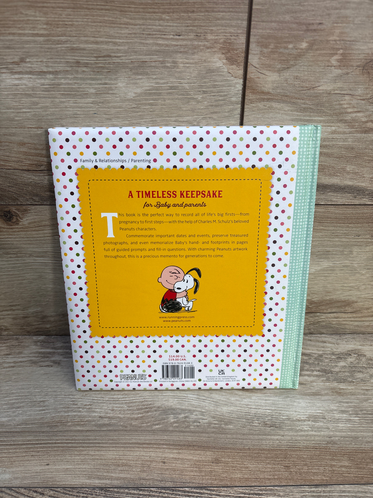 Peanuts Baby Book: My First Year Hardcover Book