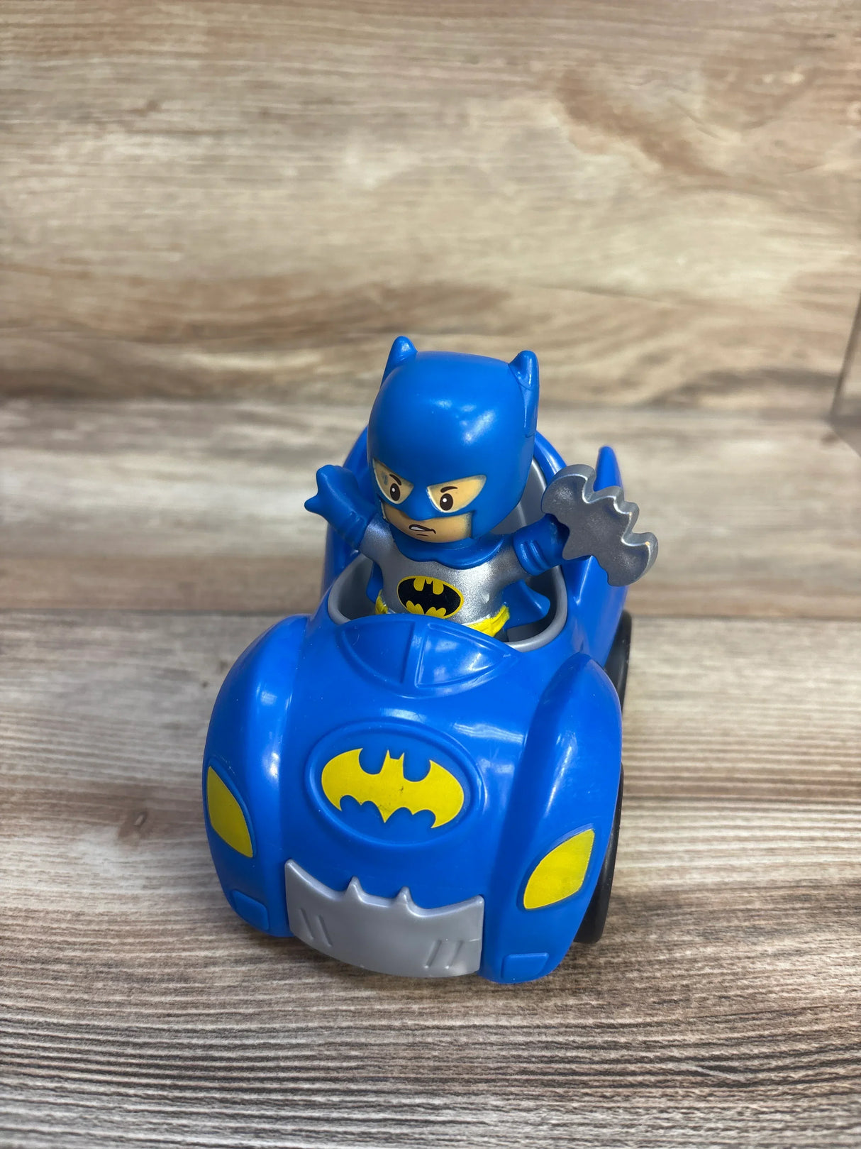 Fisher Price Little People DC Super Friends Batman & Vehicle 2pc