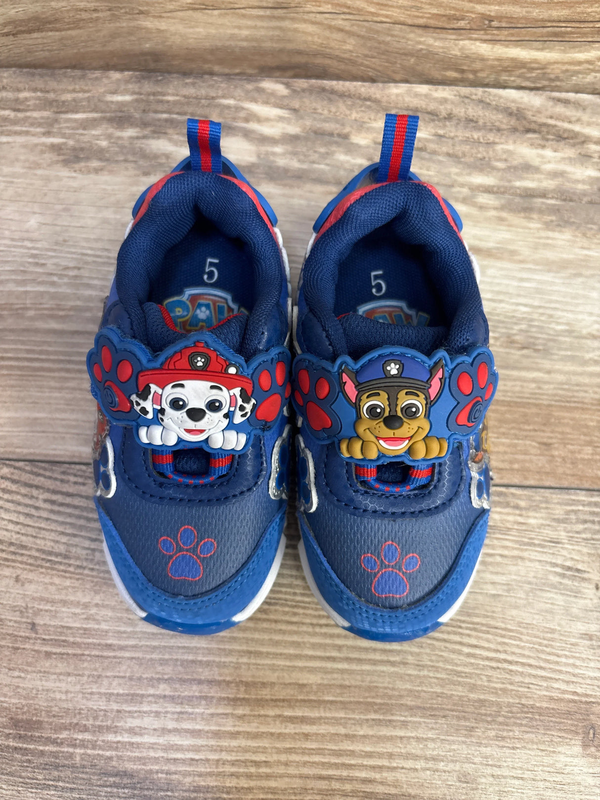 Paw Patrol Light-Up Sneakers Blue sz 5c - Me n Mommy To Be