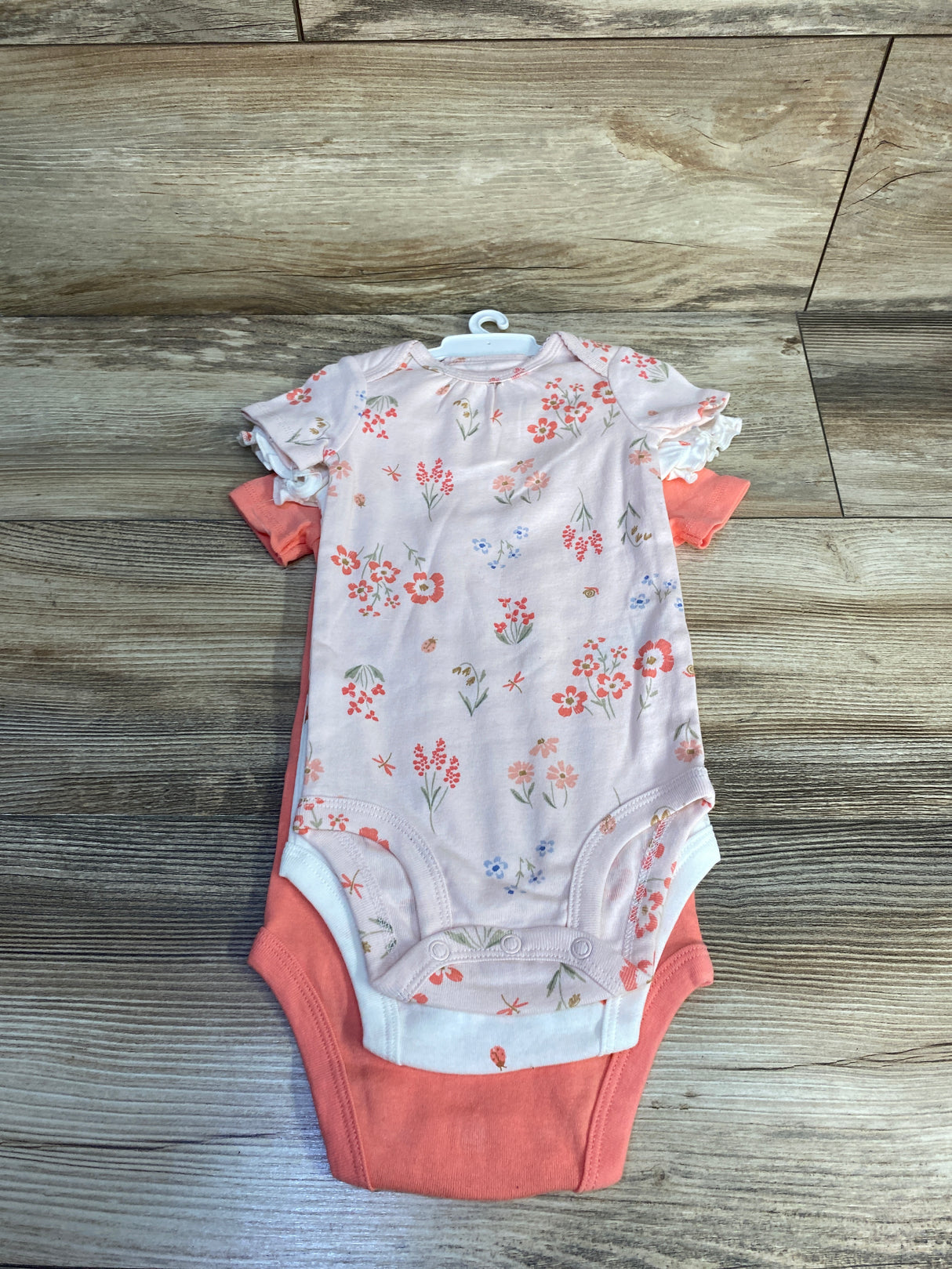 NEW Just One You 3pk Bodysuit Set Pink sz 9m