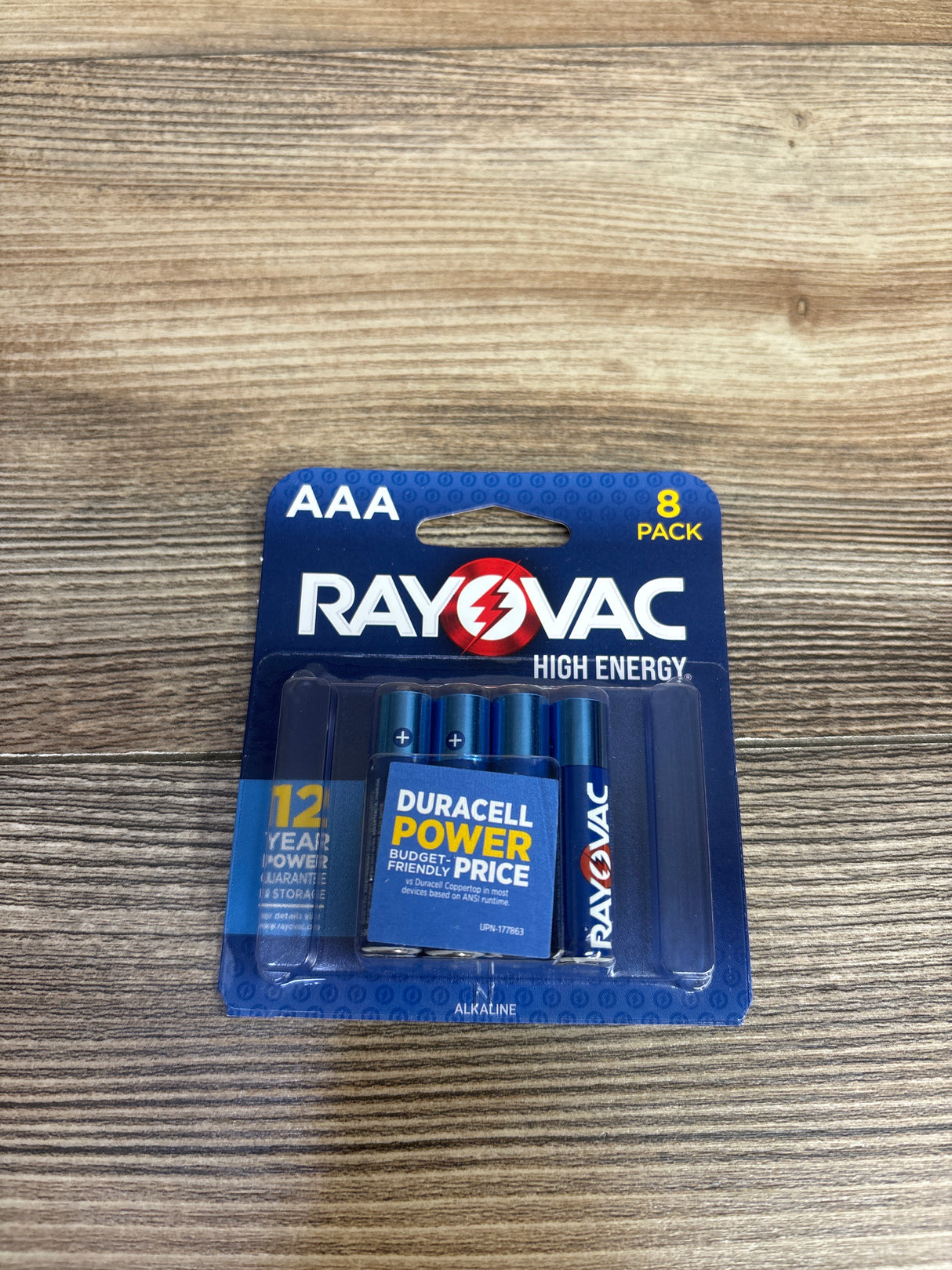 NEW 8pk Rayovac High Energy AAA Batteries Alkaline Battery