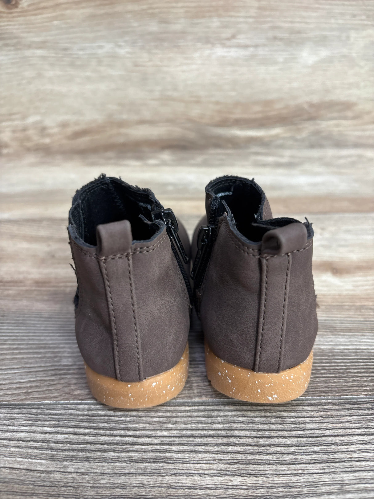 Wonder Nation Chelsea Ankle Boots Brown sz 5c