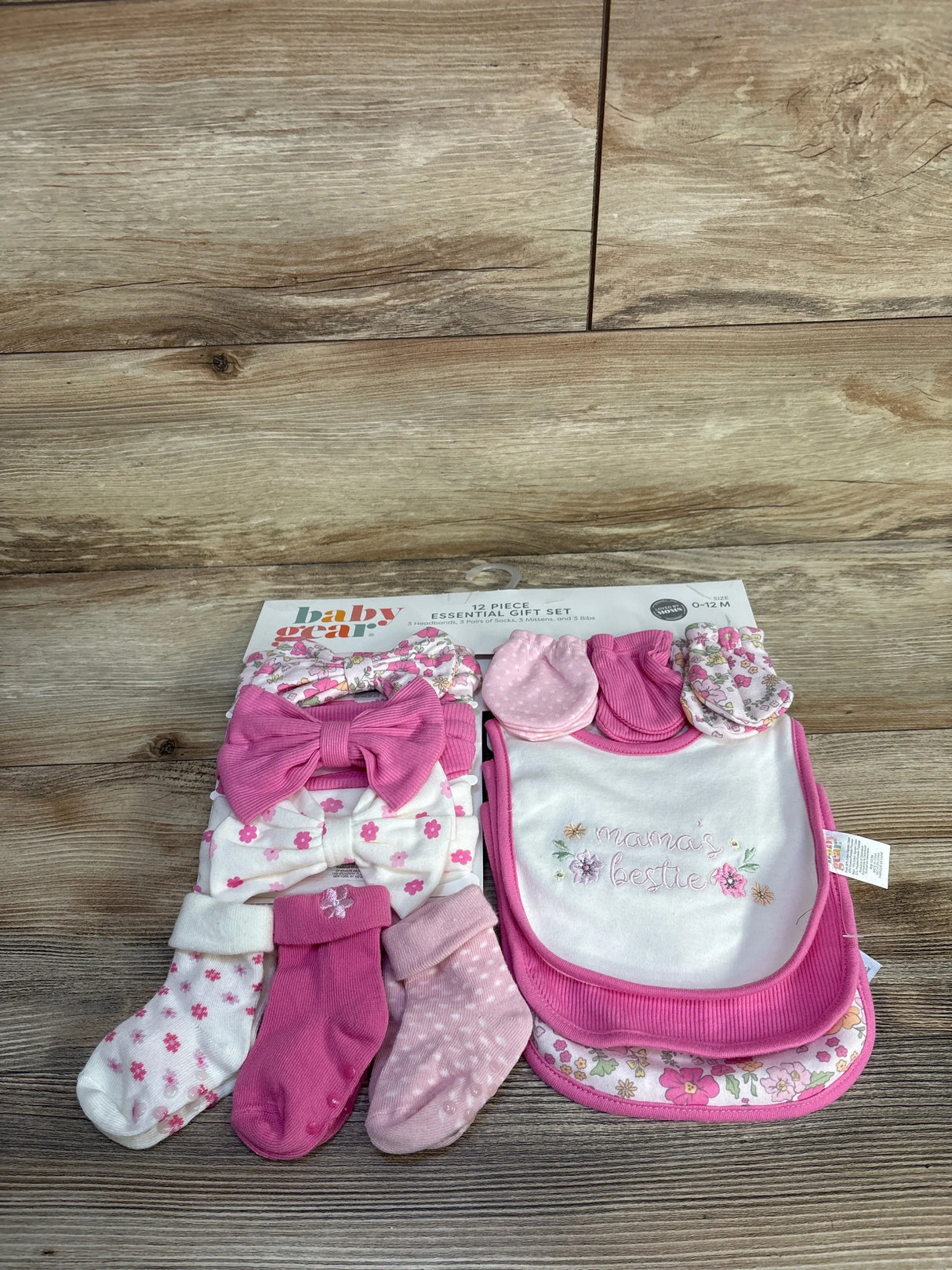 NEW Baby Gear 12pc Essential Gift Set Pink sz 0-12m