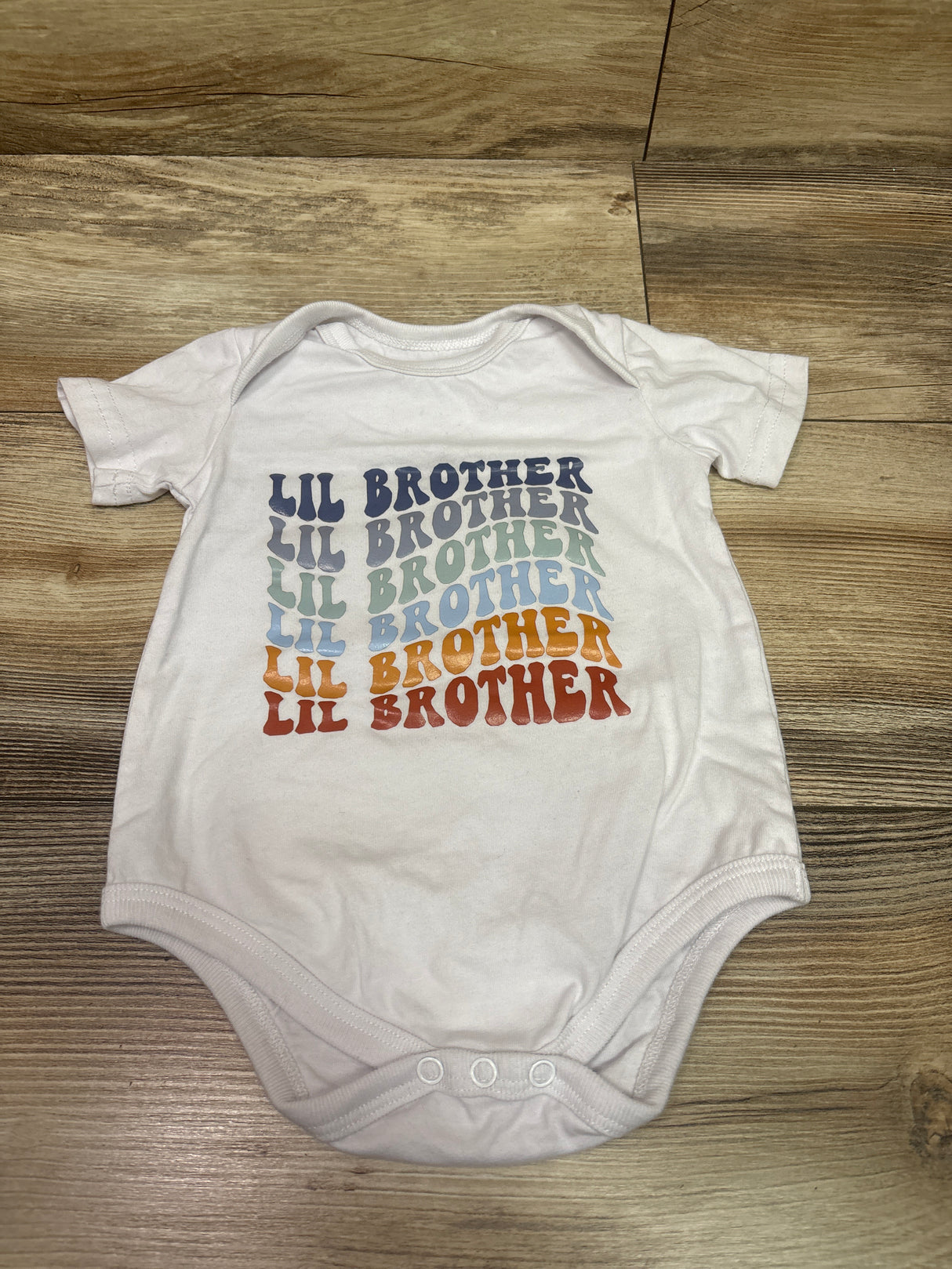 Lil Brother Bodysuit White sz 3-6m