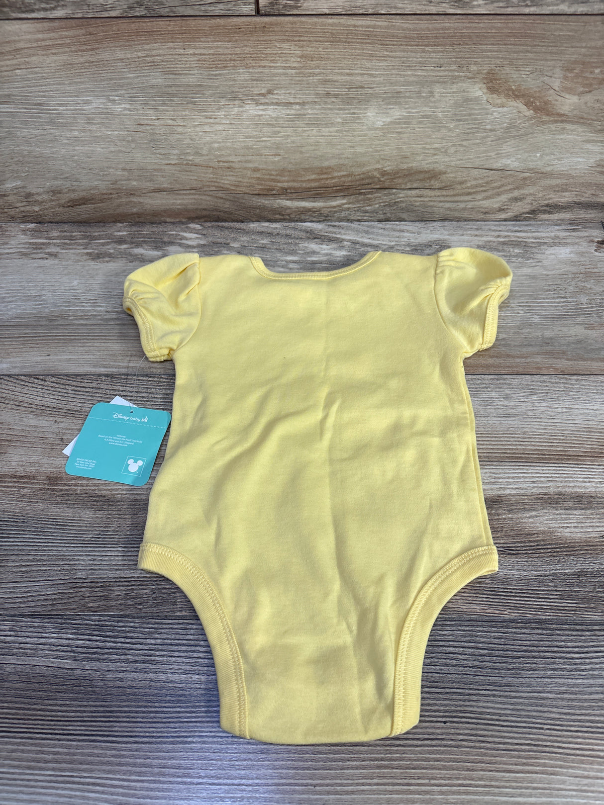 NEW Disney Baby Winnie The Pooh Bodysuit Yellow sz 12m