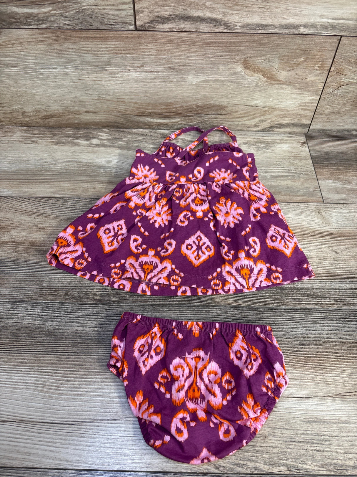 Carter's 2pc Dress & Bloomers Set Purple sz 6m