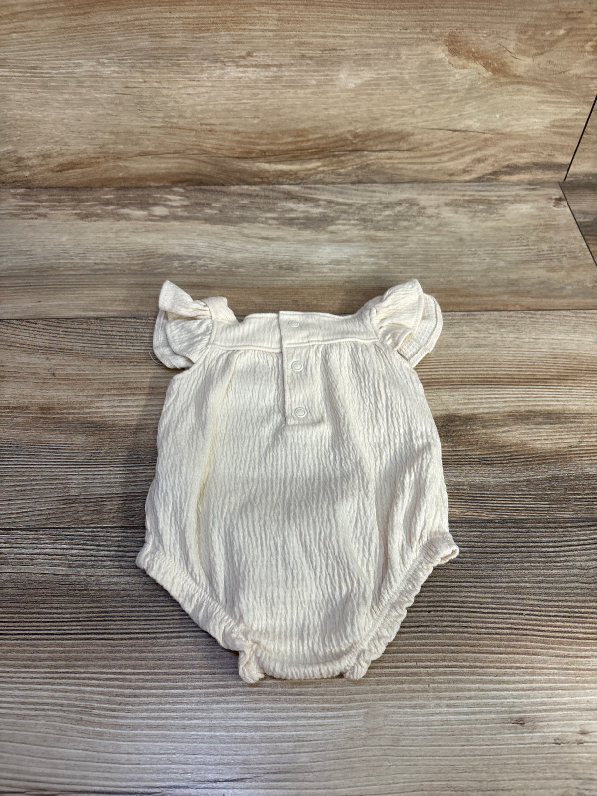 Just One You Embroidered Bubble Romper Ivory sz Newborn