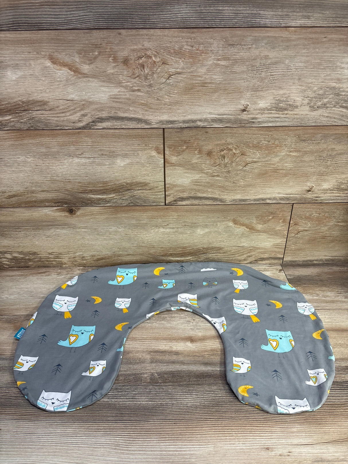 BROLEX Nursing Pillow Cover - Grey Owl Print