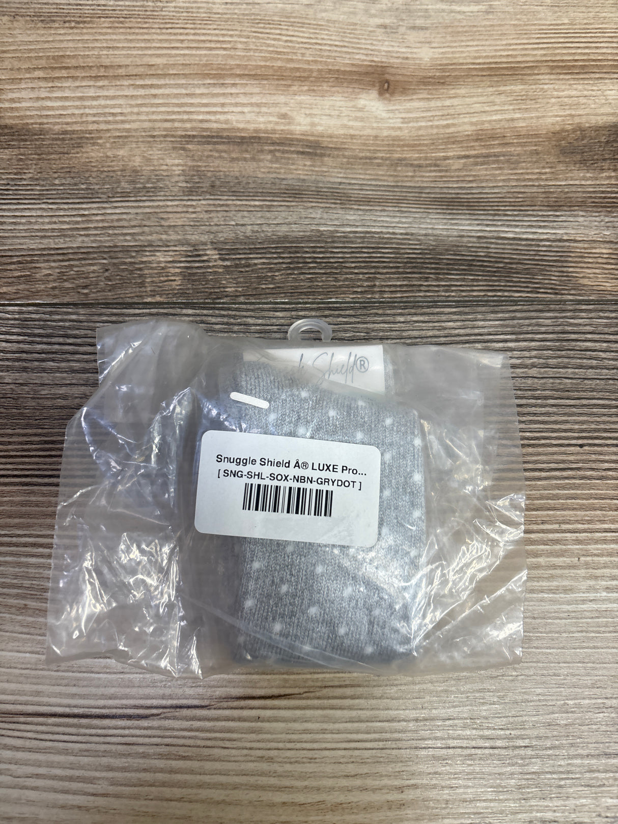 NEW Snuggle Shield LUXE Protection Bamboo Knees to Toes Socks Grey