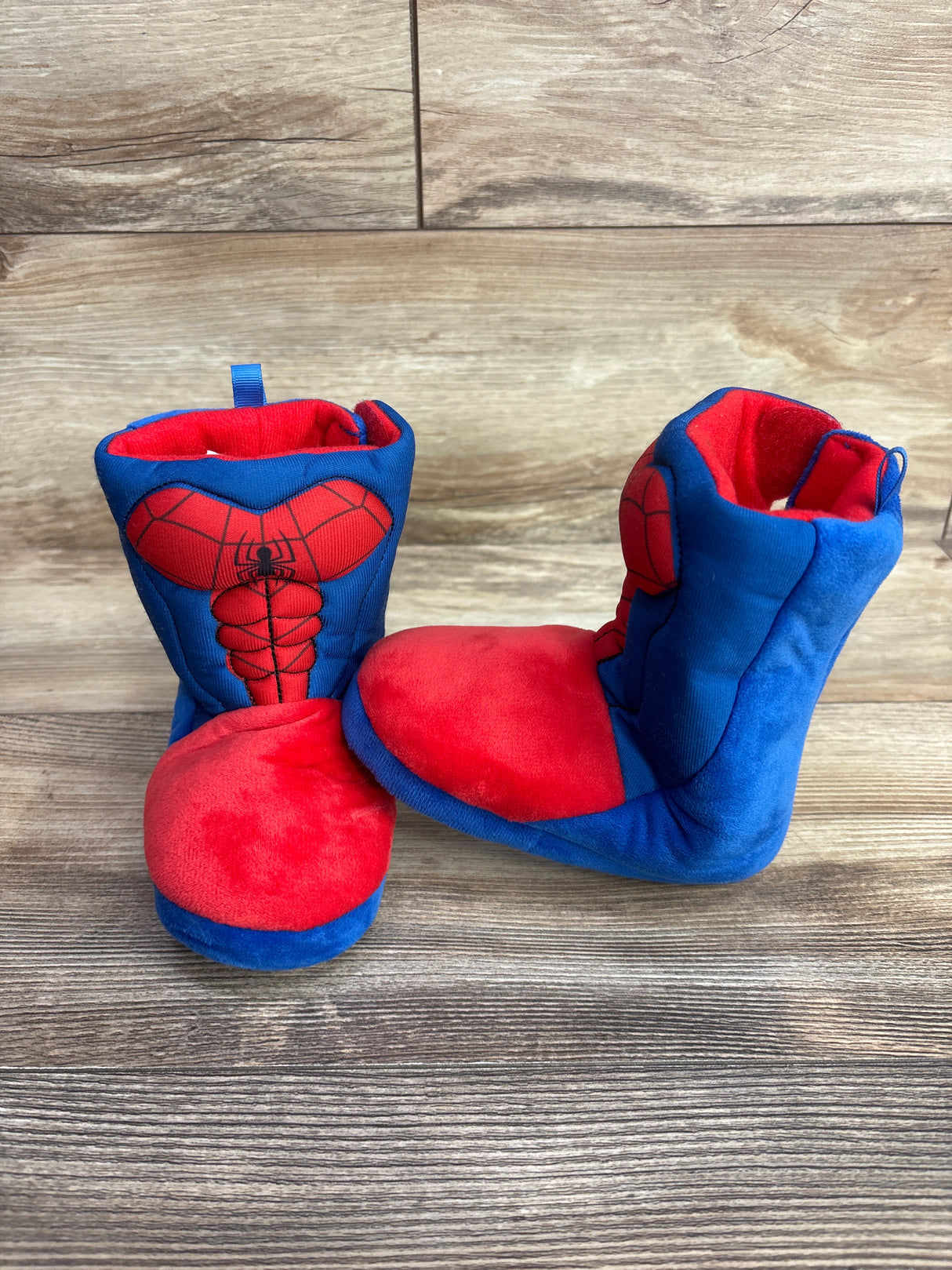Marvel Spiderman Boot Slippers Red sz 5-6c