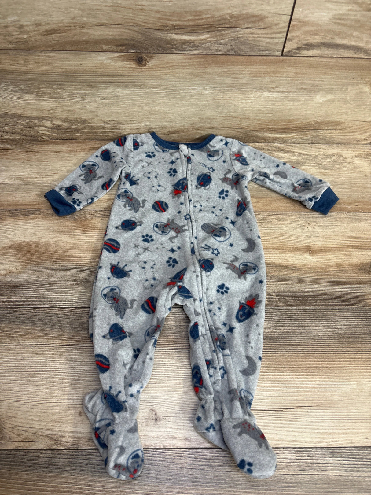 Kids Headquarters Space Dog Blanket Sleeper Grey sz 9m