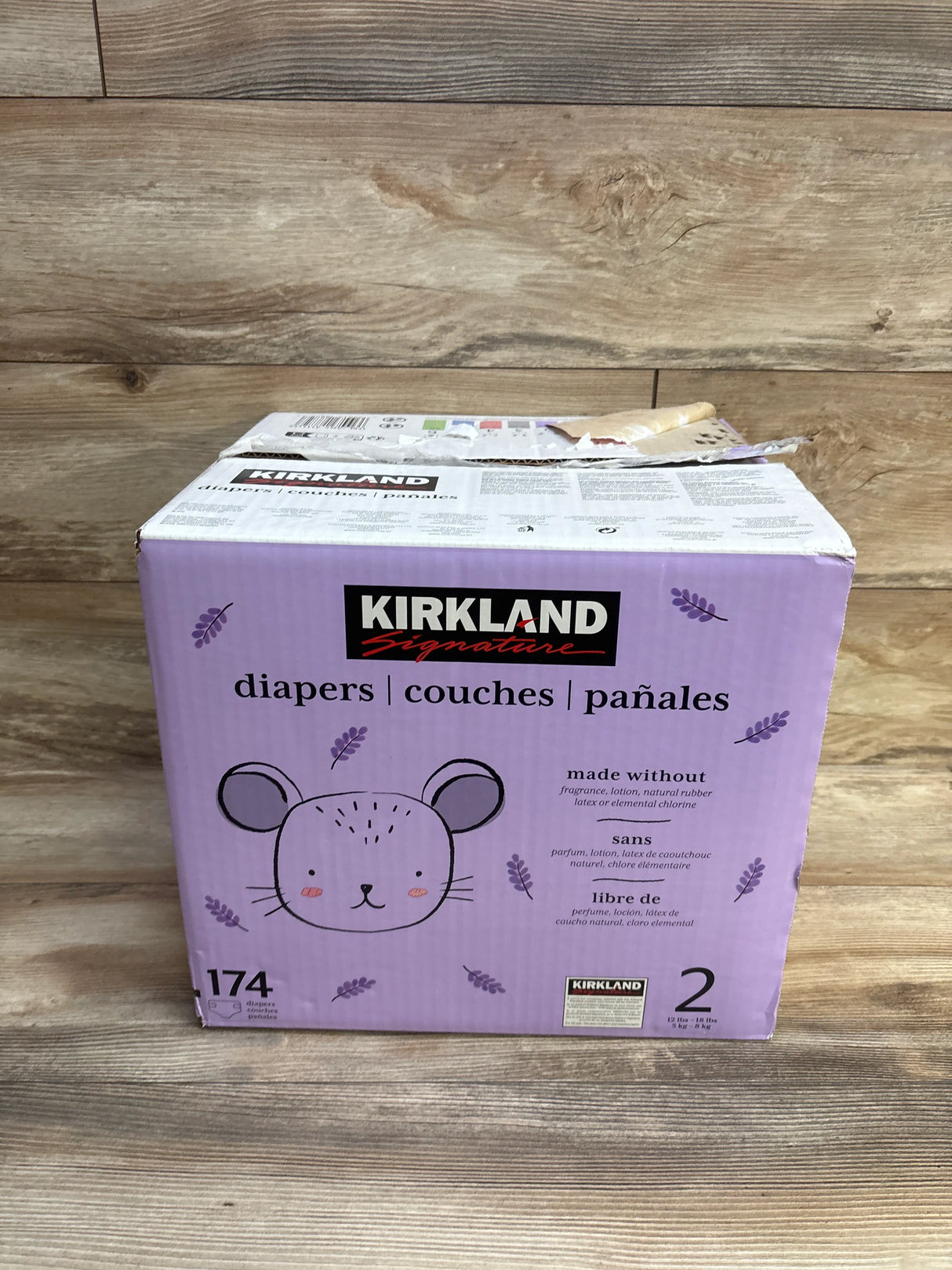 NEW Kirkland Signature Diapers Size 2, 174ct.
