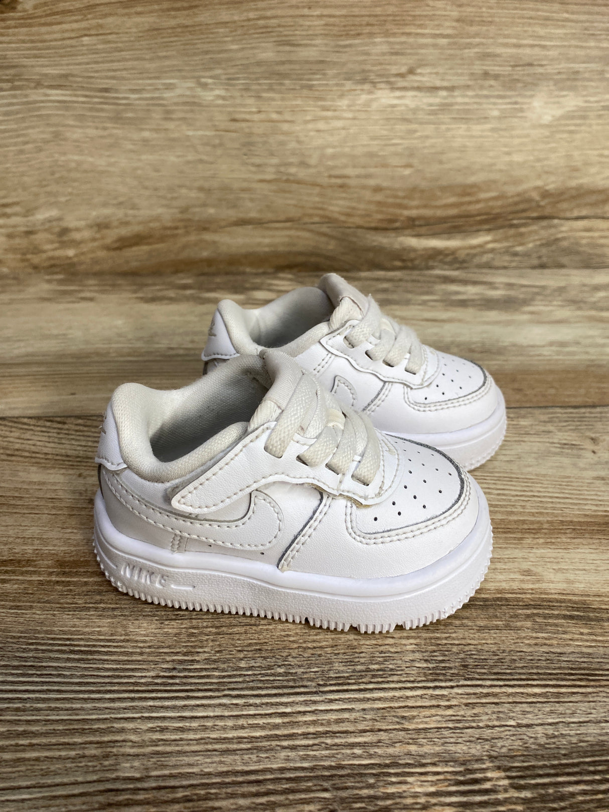 Nike Toddler Force 1 Low EasyOn White sz 3c