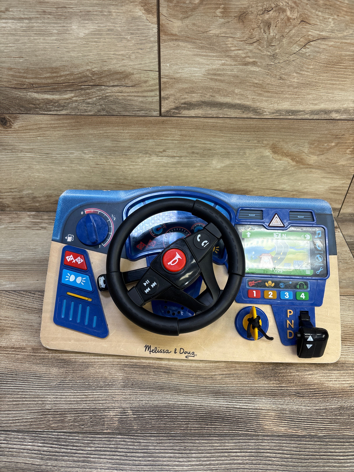Melissa & Doug Vroom & Zoom Interactive Wooden Dashboard