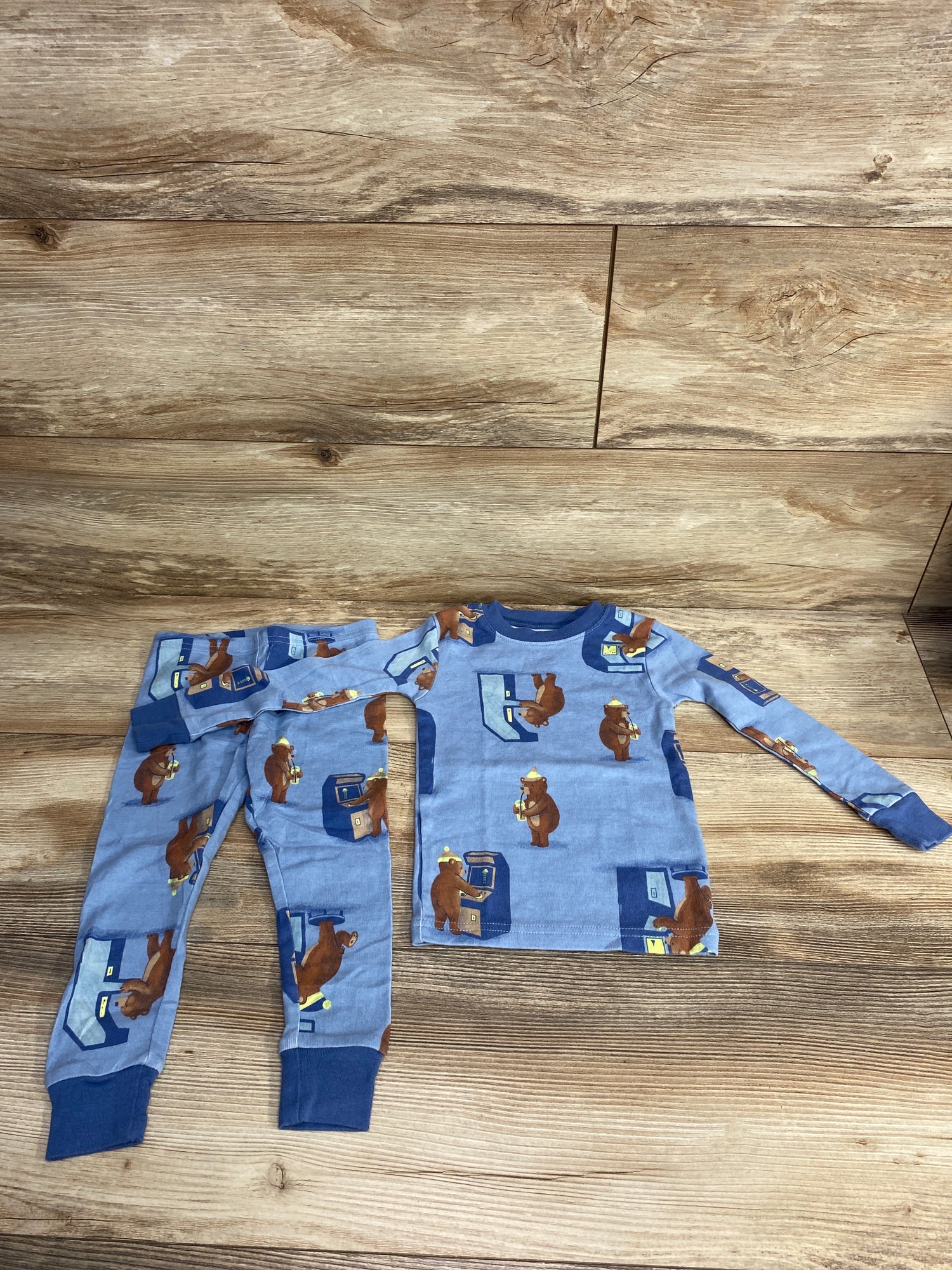 Carter's 2pc Bear Pajama Set Blue sz 24m