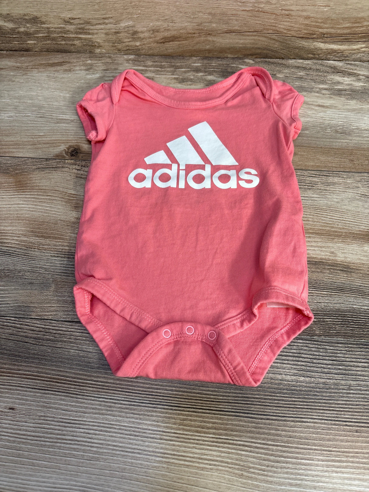 Adidas Logo Bodysuit Pink sz 9m - Me n Mommy To Be