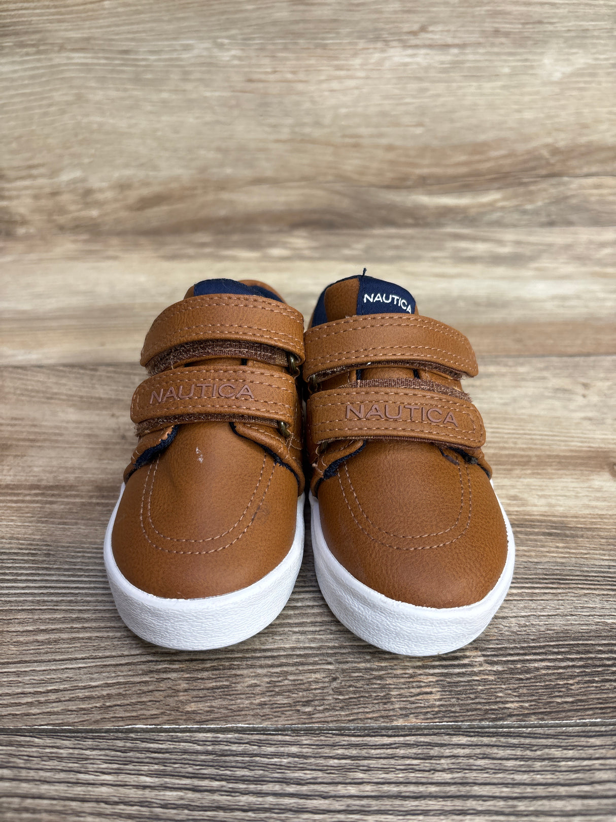 Nautica Ariz Double Strap Sneakers Brown sz 5c