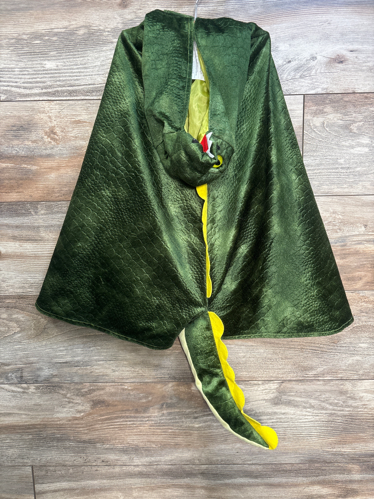 Great Pretenders Dragon Cape Costume Green sz 4-5T