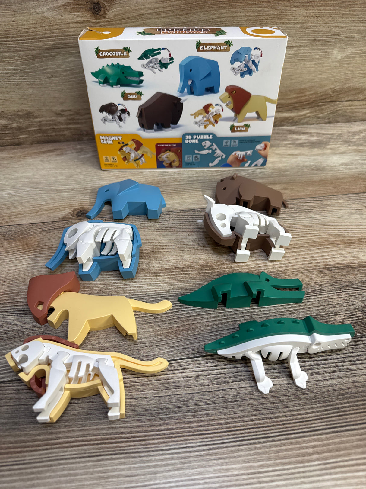 Toycost Magnetic Animal Building Toys - Savannah Friends 4pk