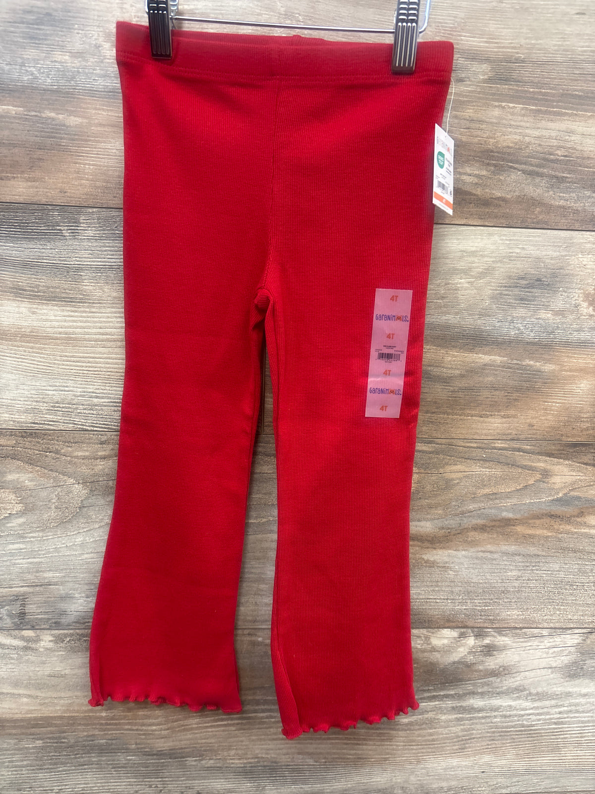 NEW Garanimals Ribbed Leggings Red sz 4T