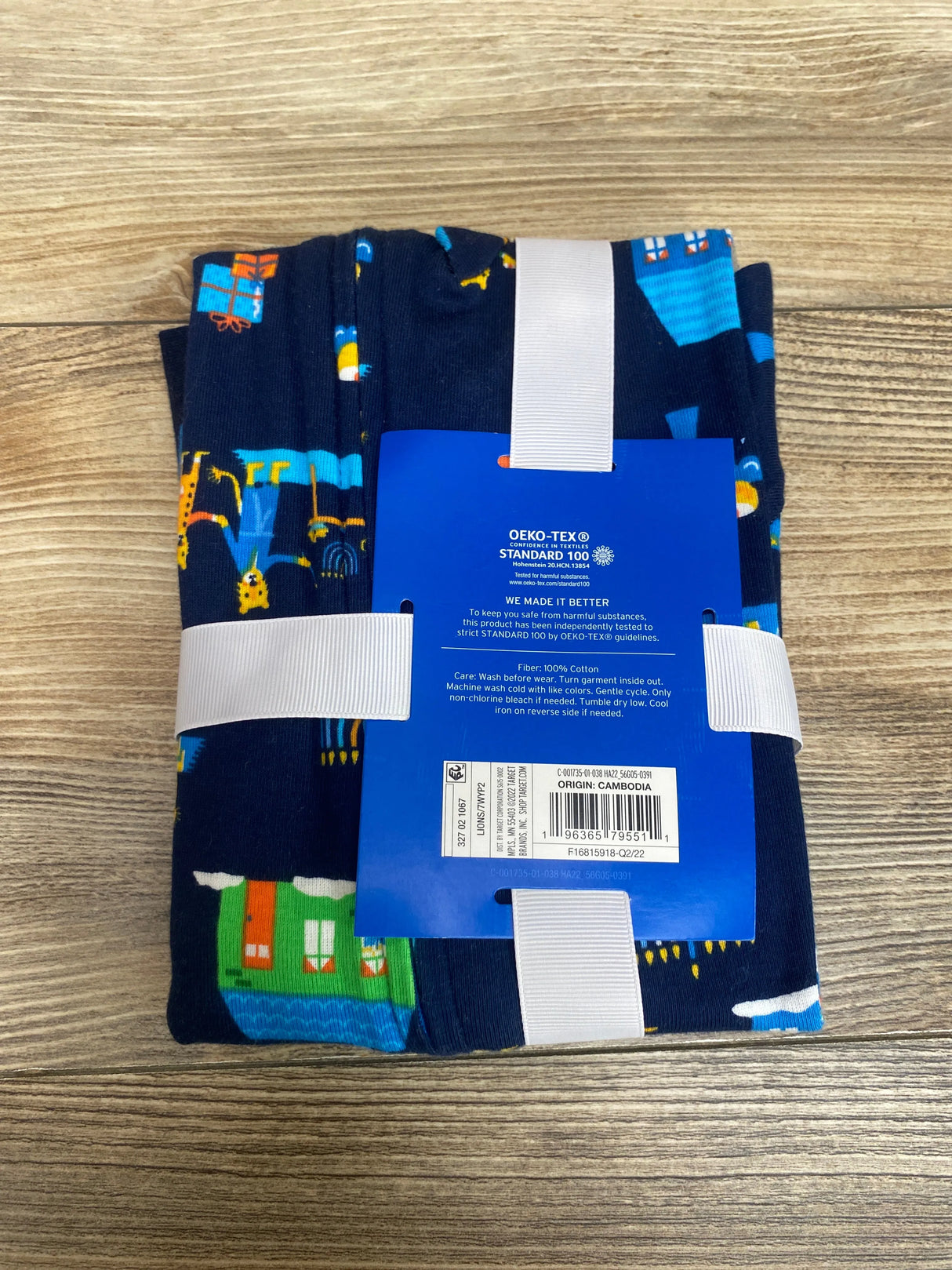 NEW Wondershop Hanukkah Sleeper Lions Navy sz 6-9m - Me n Mommy To Be