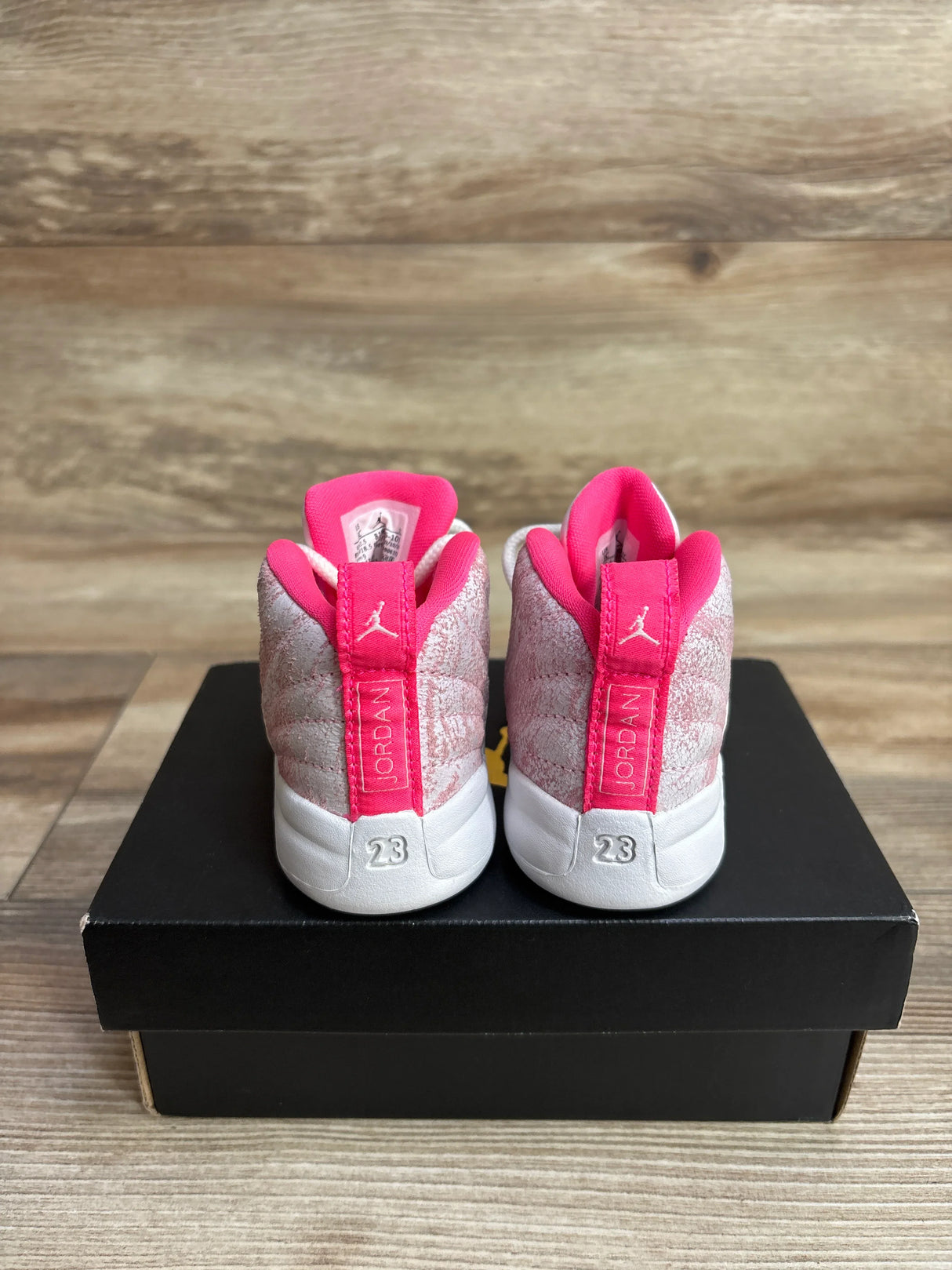 Air Jordan 12 Retro TD 'Arctic Pink' Sneakers sz 3c