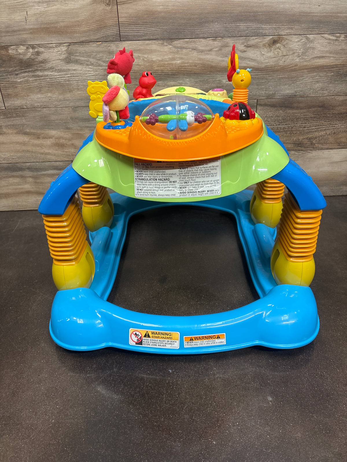 Delta Children Lil Play Station 4-in-1 Activity Walker Blue