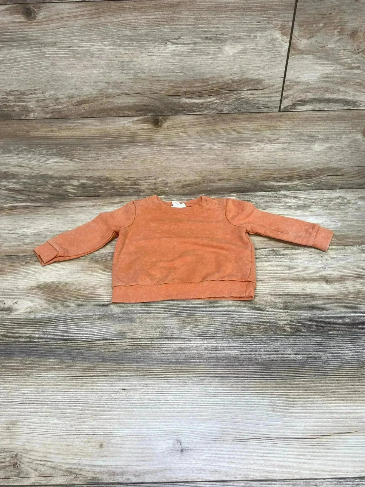 Cat & Jack Sweatshirt Orange sz 3-6m - Me n Mommy To Be