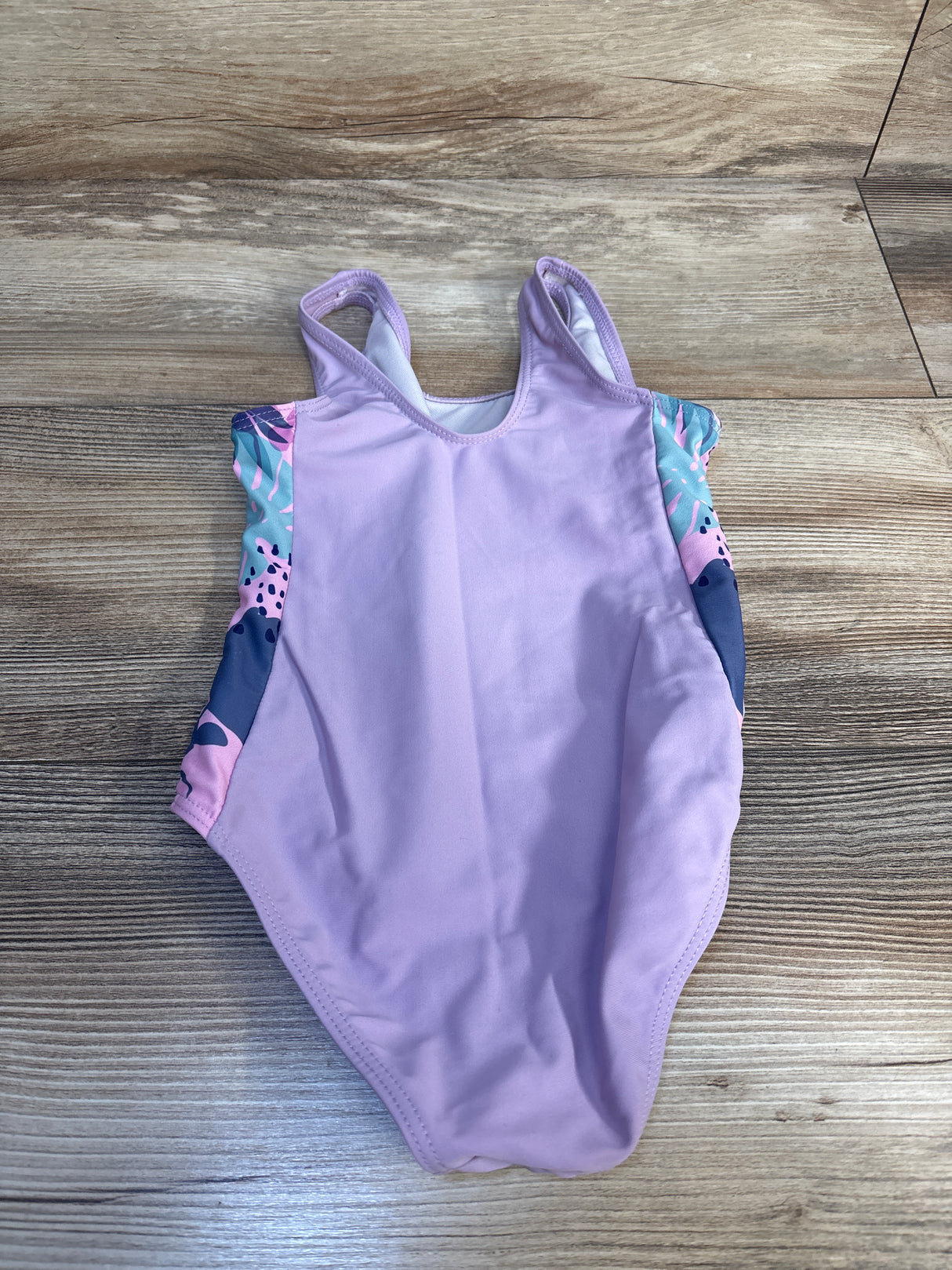 Floral 1pc Swim Suit Lilac sz 18m